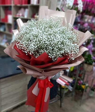 Букет цветов из: Гипсофила в Асекеево