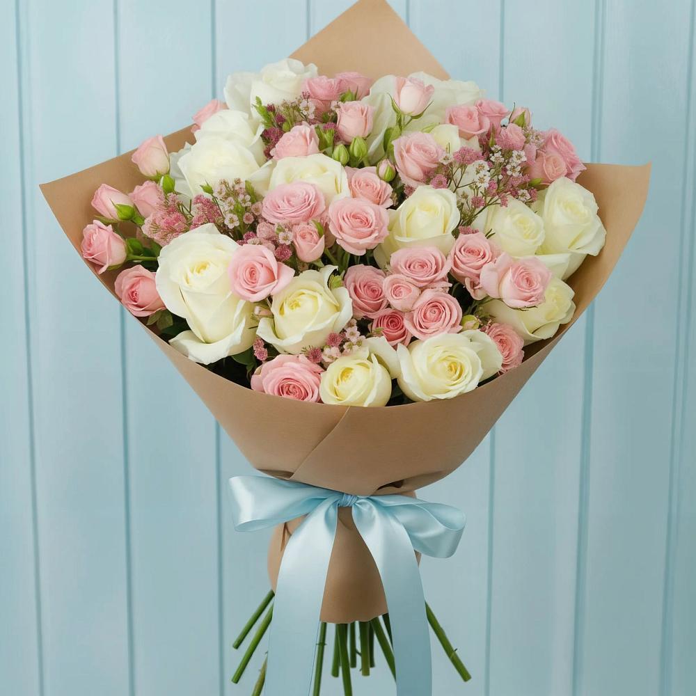 Букет цветов из: Розы в Асекеево