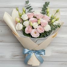 Букет цветов из:  Лизиантусы в Асекеево