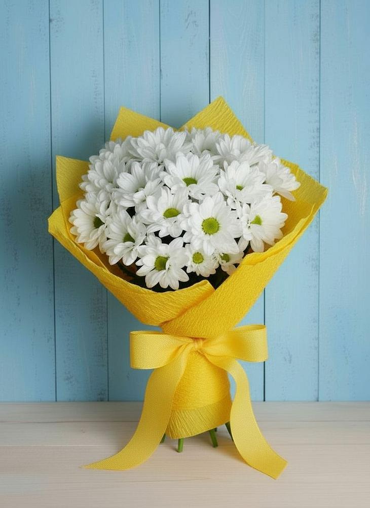 Букет цветов из: Хризантемы в Асекеево